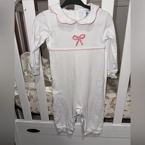 Little English Bow Romper
